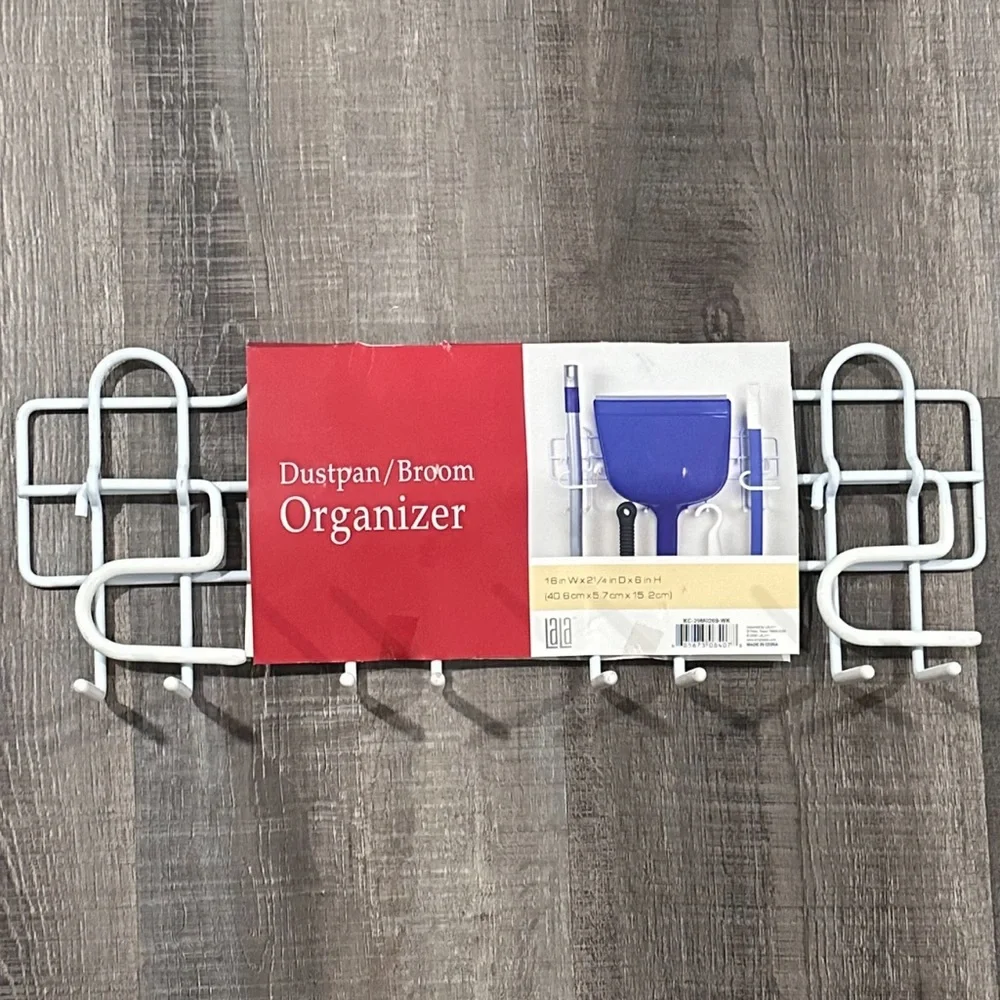 New Hanging Broom & Dustpan Organizer